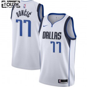 Maillot NBA Dallas Mavericks Luka Doncic 77 2020-21 Nike Association Edition Swingman - Enfant